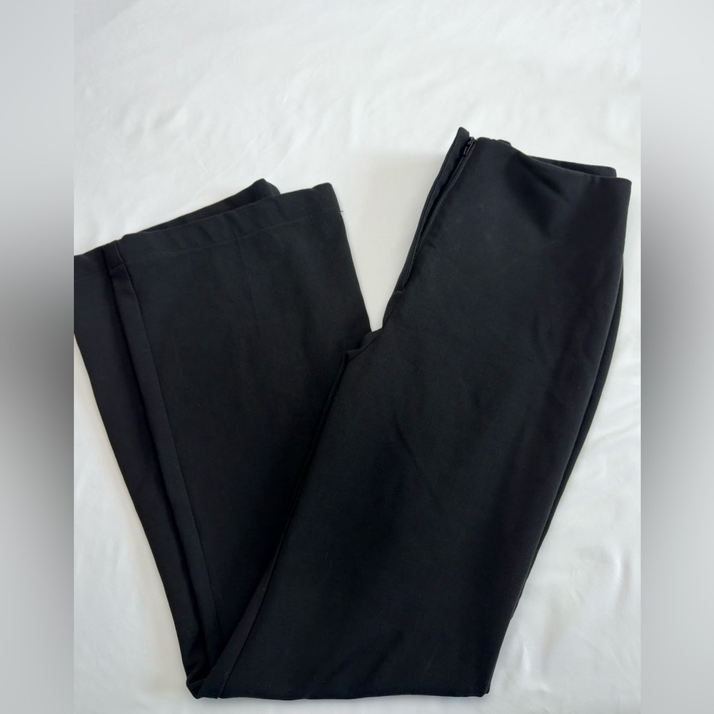 Christian Lacroix Black Dress Pants Size 4 Straight Leg Minimalist Work Office